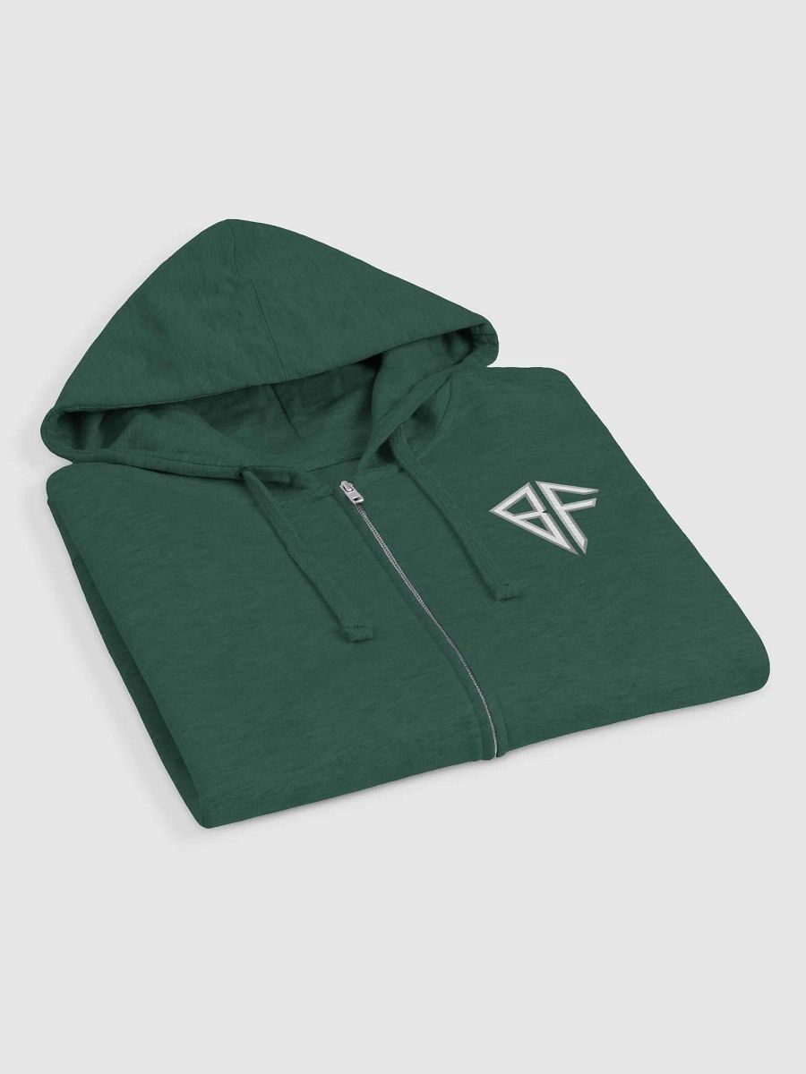 Green Zip-Up Hoodie product image (3)