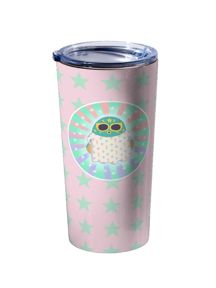 Pastel Little Ghost Luchador - Stainless Steel Tumbler product image (1)