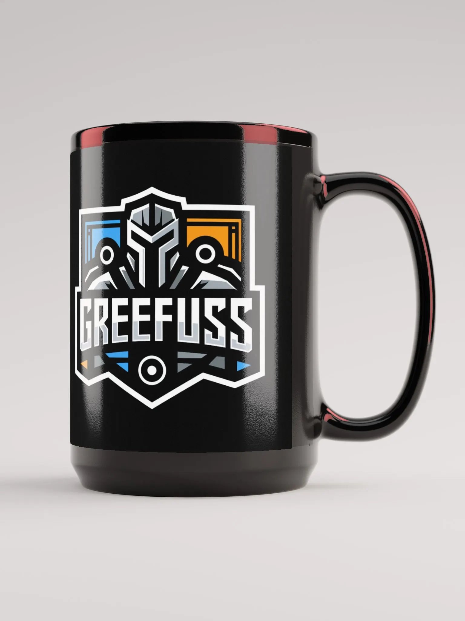Industrial GREEFUSS KNIGHT Black Glossy Mug product image (1)
