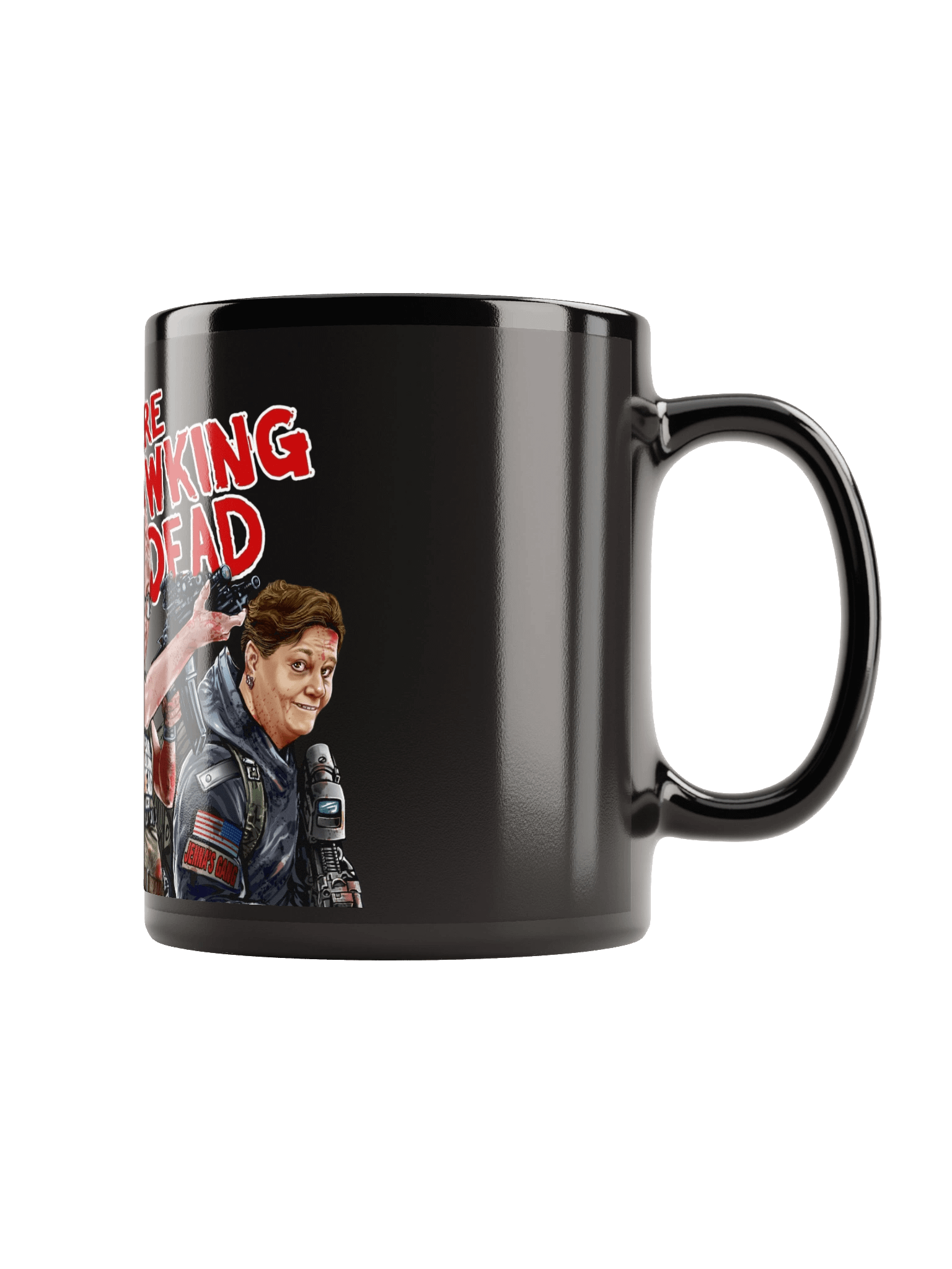 Kirk Manley Comic Book Art |Black Glossy Mug product image (1)