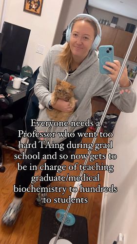 Nice to meet you
I’m Dr. Liz 
And this is my sidekick Dr. Moose
Come learn biochemistry with me 🧬 

#biochemistry #science #s...