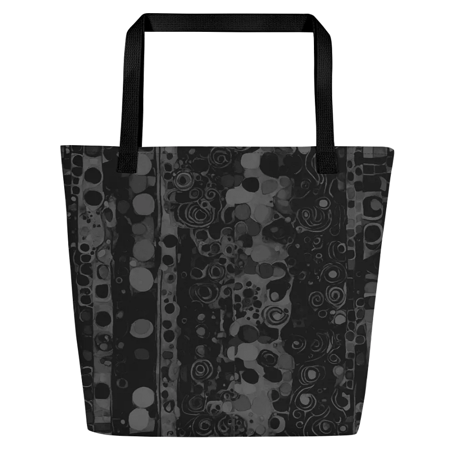 klimt inspired in blacks tote bag for classy men and ladies product image (3)