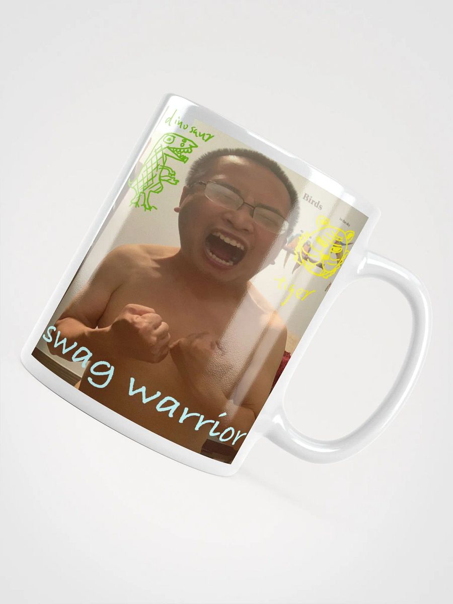 White Glossy Mug: swag warrior 2.0 product image (11)