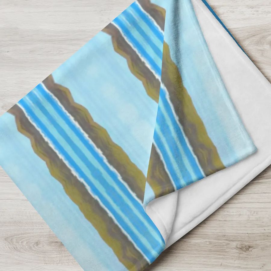 Serene Skyline Throw Blanket product image (6)