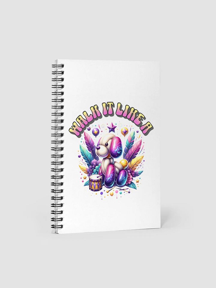 Walk It Like A Dog Vibrant Dream Spiral Notebook product image (2)