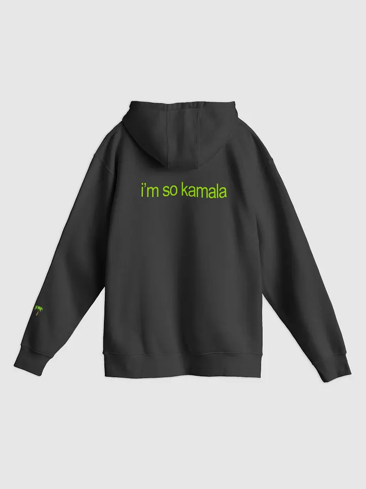 so kamala hoodie (BRAT GREEN text) product image (5)