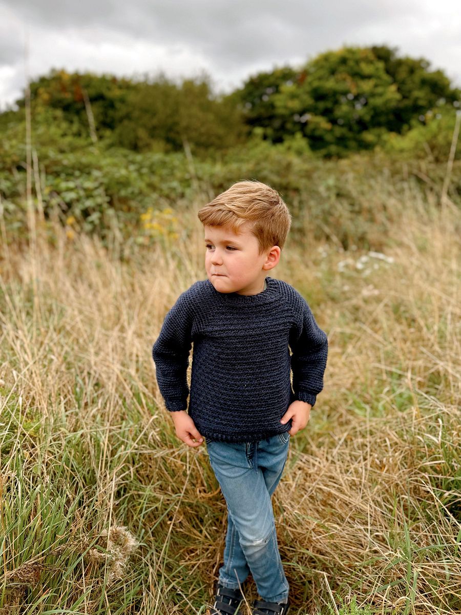 Mystical Sweater / Easy Raglan Child Sweater Crochet Pattern product image (7)