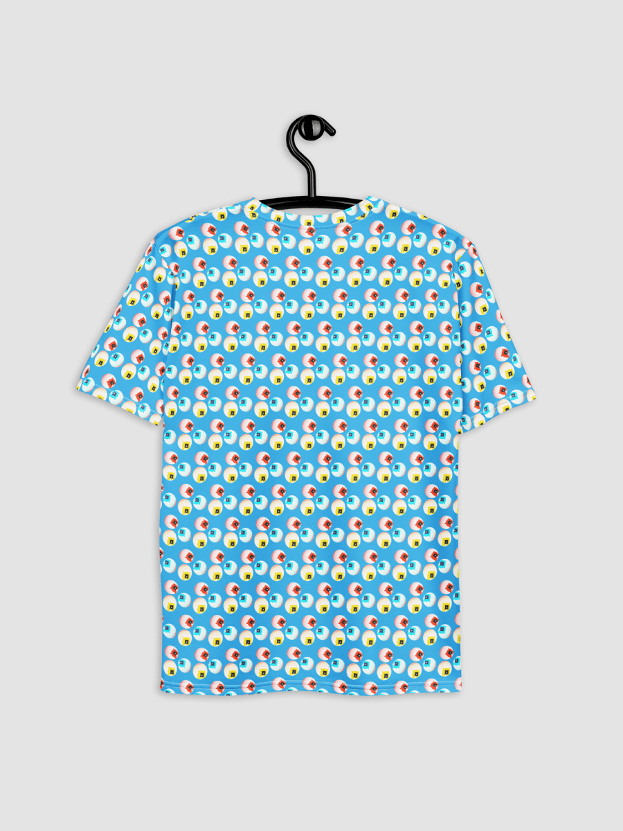 AIBALL All-Over Print Crew Neck T-Shirt (Blue) product image (6)