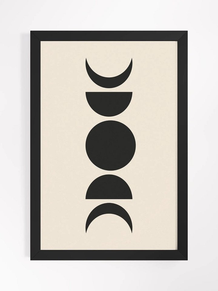 Metamorphosis of Shapes Framed Poster product image (3)