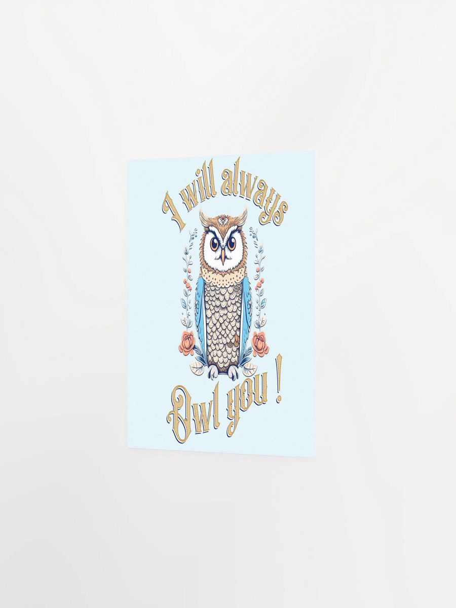 Whimsical Owl Love Poster product image (2)