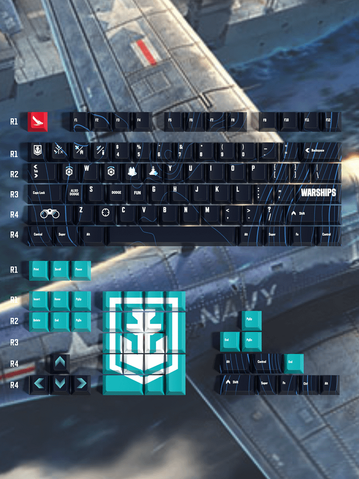 Warships Bundle (Keyset & Deskmat) product image (2)
