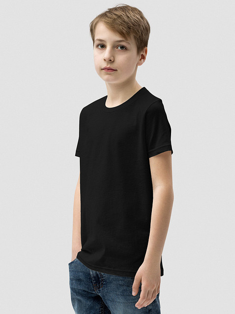 Photo showing Bella+Canvas Youth Short Sleeve T-Shirt