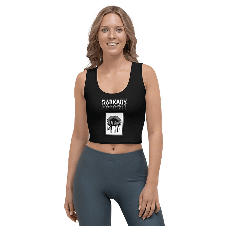 DARKARY Mouth Black Crop Top product image (1)