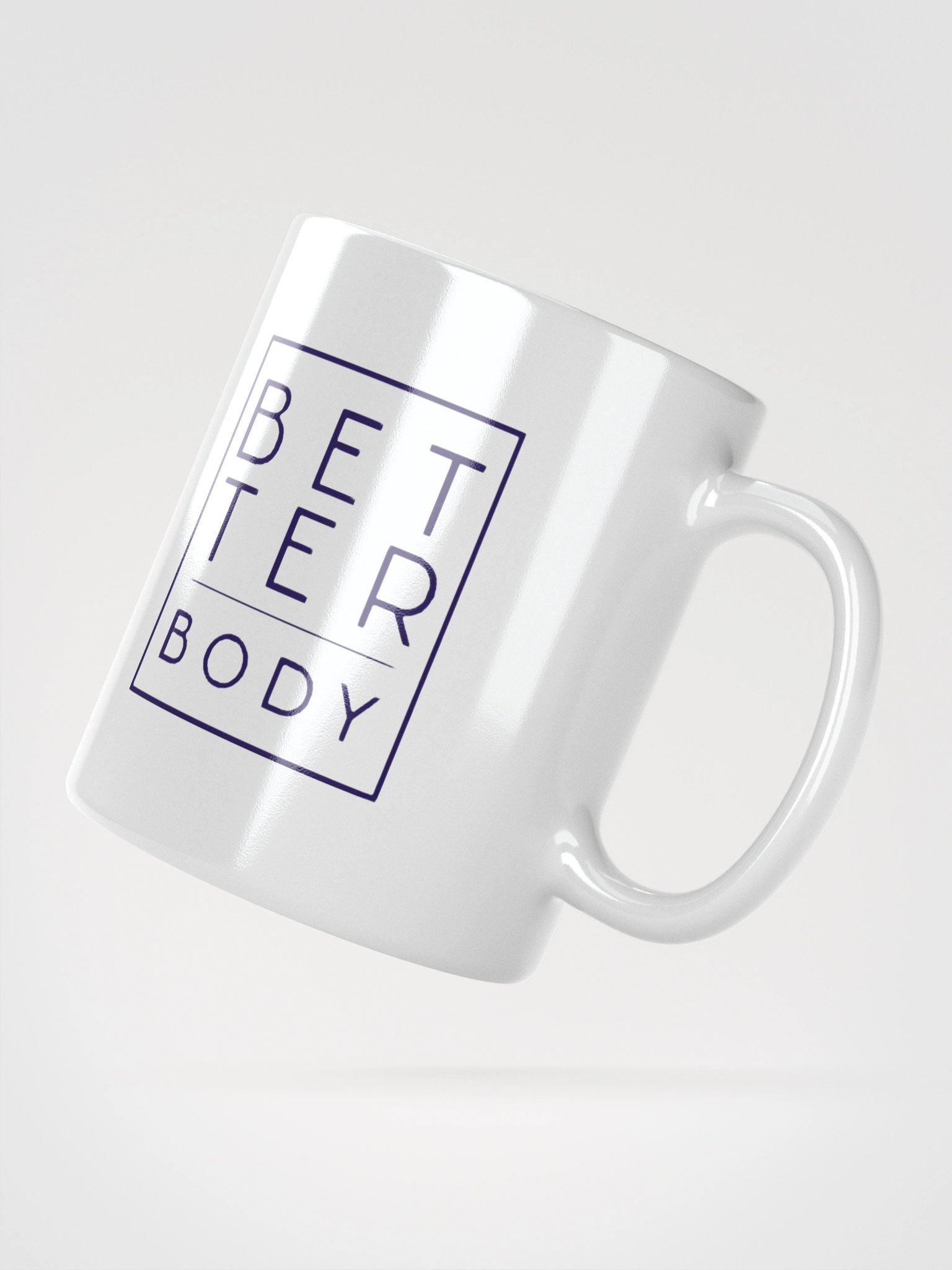 Better Body Black/Blue Logo Motivation Mug product image (5)
