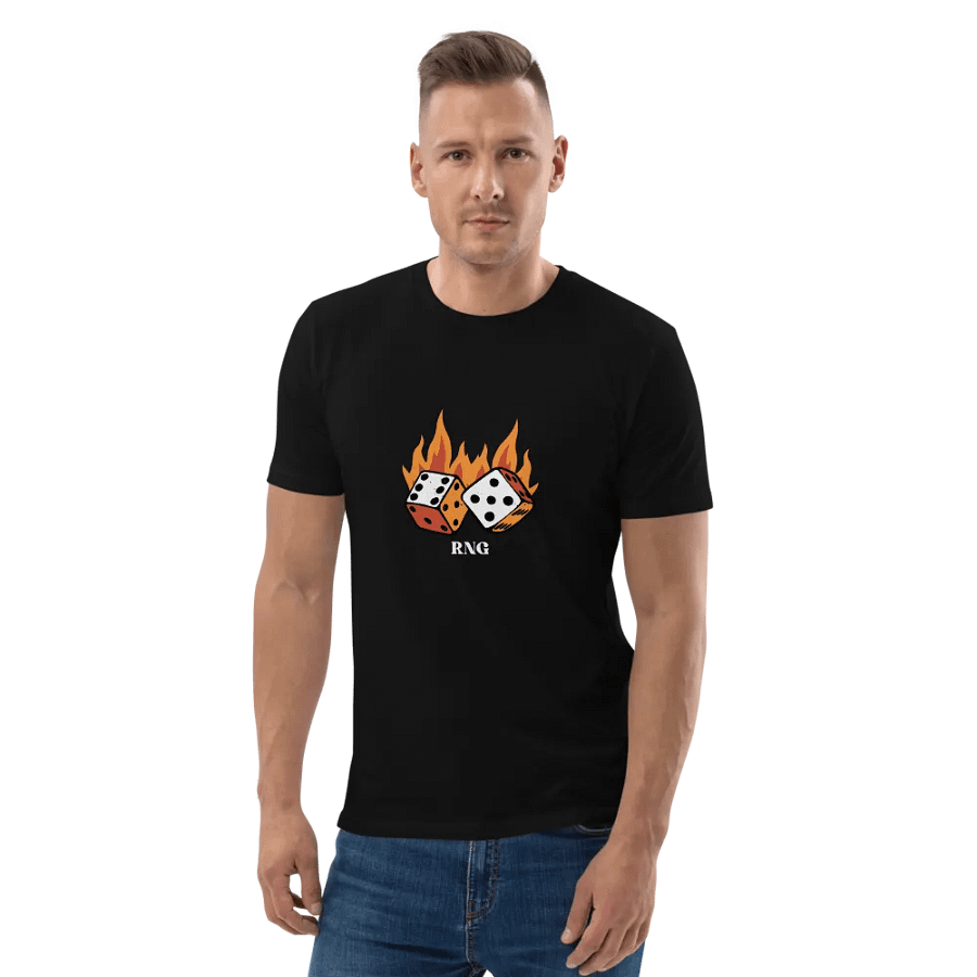 RNG Flaming Dice T-Shirt - 100% cotton product image (8)