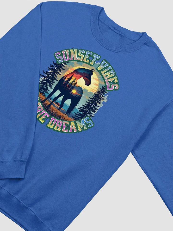 Sunset Vibes Prairie Dreams Horse Comfort Crewneck Sweatshirt product image (18)