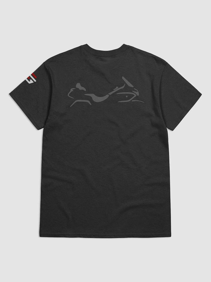 Shadow Wing in Light Gray on Black (Gildan) product image (2)
