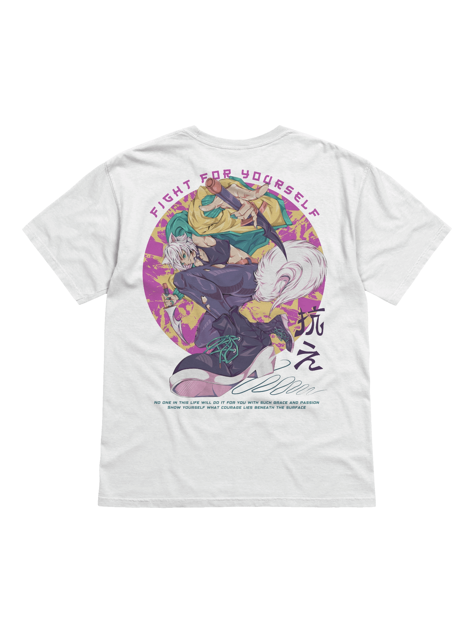 抗え FIGHT [White Tee] product image (3)