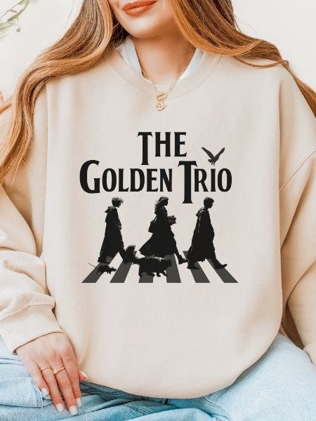 Golden Trio on Abbey Road Cozy Fall Sweatshirt product image (9)