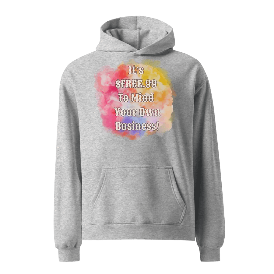 $FREE.99 Unisex Oversized Hoodie product image (4)