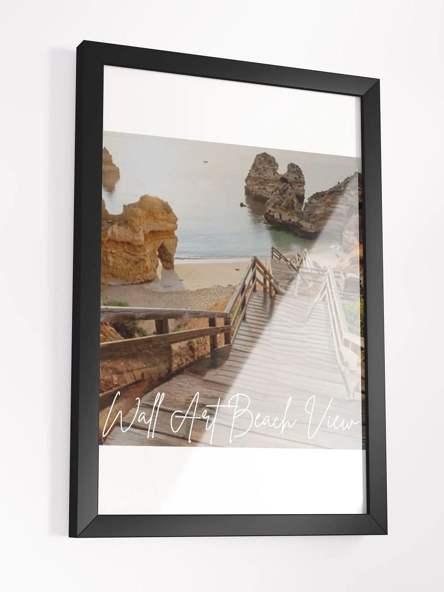 Beach View Framed High-Quality Matte Poster (in) product image (3)