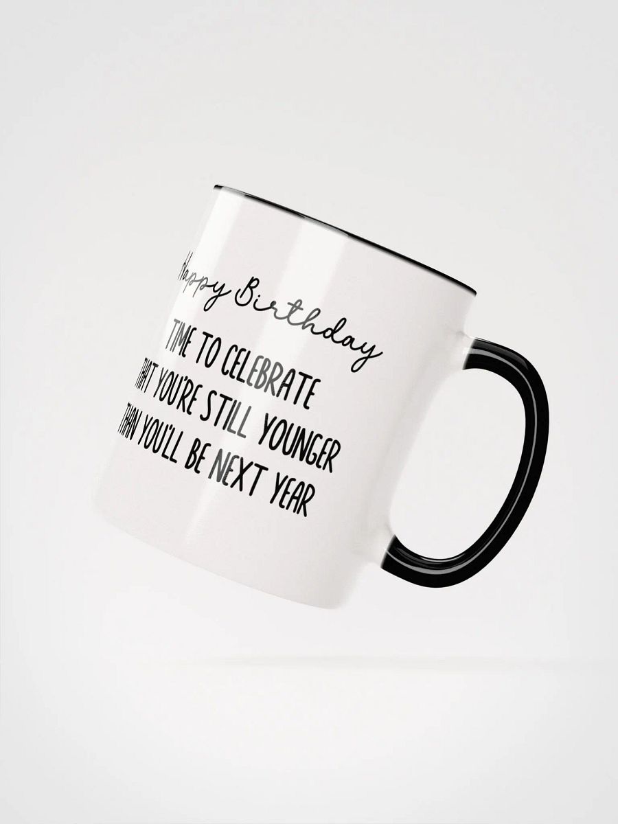 Two Tone Line Birth Flower Mug AUGUST – Personalized Gift product image (3)