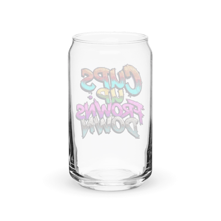 Vibrant Graffiti Can-Shaped Glass product image (6)