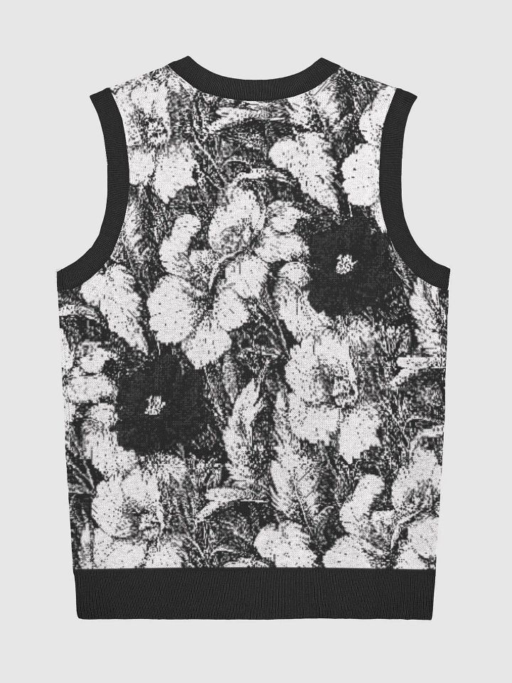 Floral Bliss Knitted V-Neck Vest product image (11)