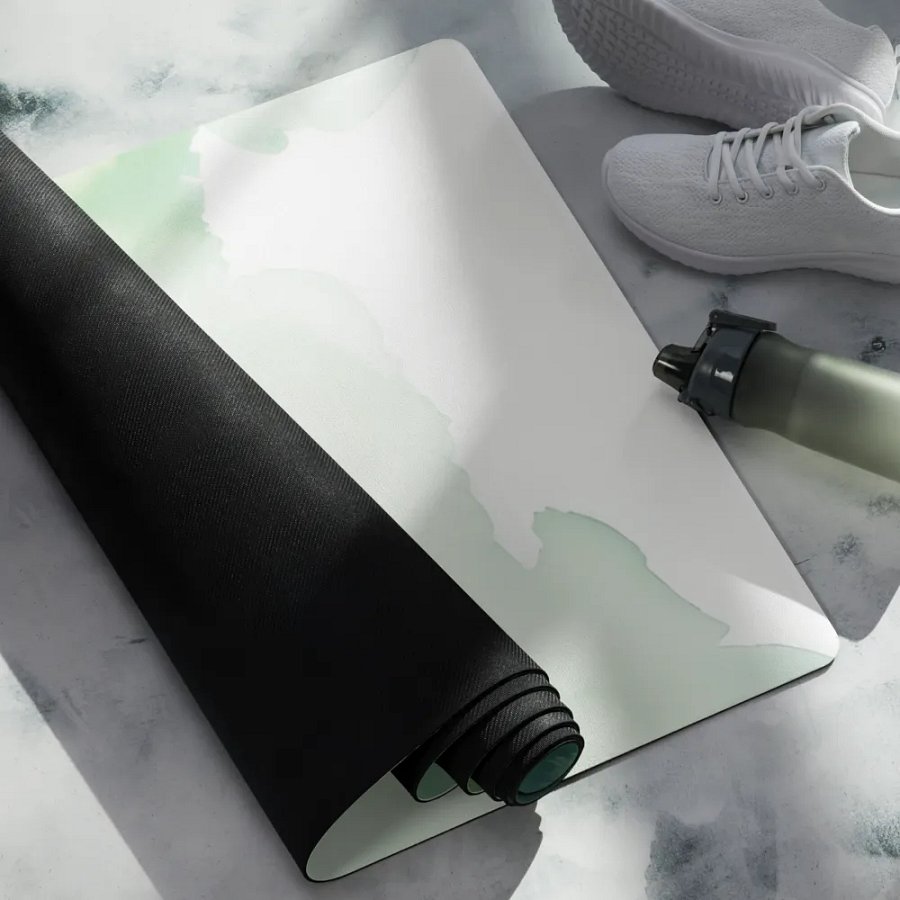 Lotus Namaste Green Forest Yoga Mat product image (4)