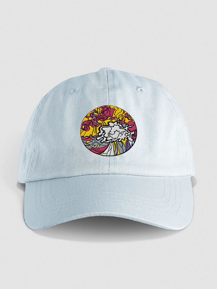 Pastel Dreams Adjustable Dad Cap - Wave at Sunset product image (1)
