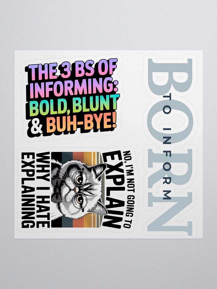 Informing Human Design Manifestor Sticker Sheet product image (1)
