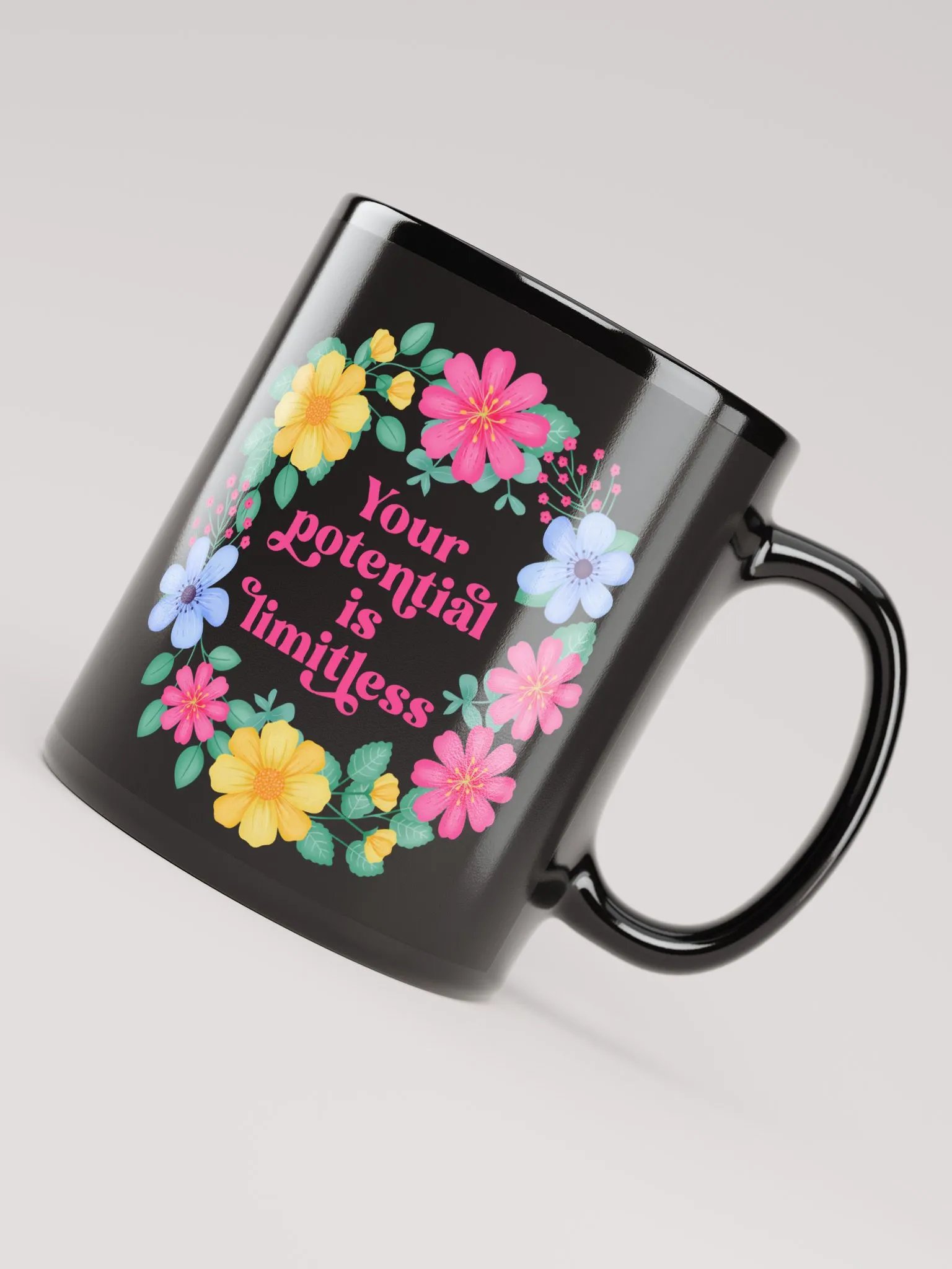 Your potential is limitless - Black Mug product image (8)