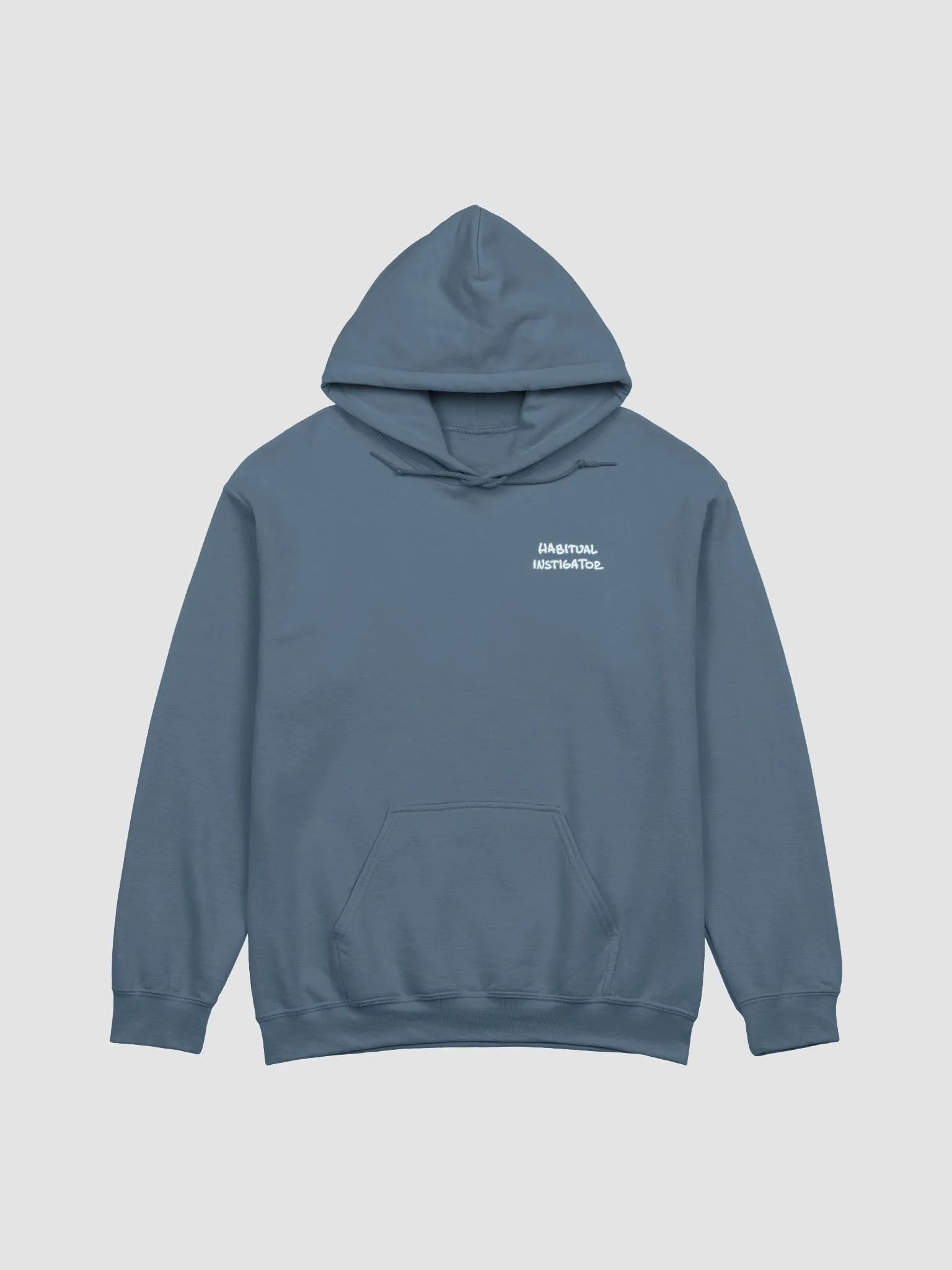 HABITUAL INSTIGATOR (sm. lined design, #709AAF) classic hoodie product image (38)