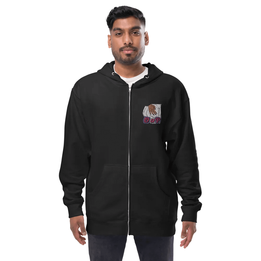 Printed/Embroidered OoP & Elusivemelody Zip-up Hoodie product image (10)