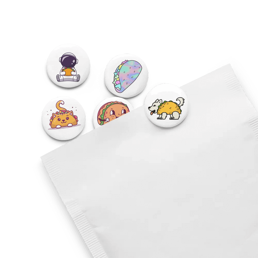 Space Taco Astronaut Pin Set product image (13)