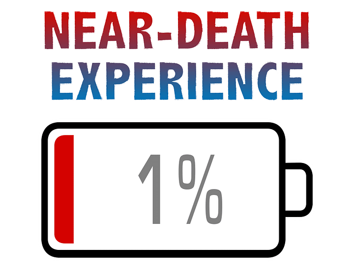 Near-death Experience with Battery at 1% T-Shirt product image (2)