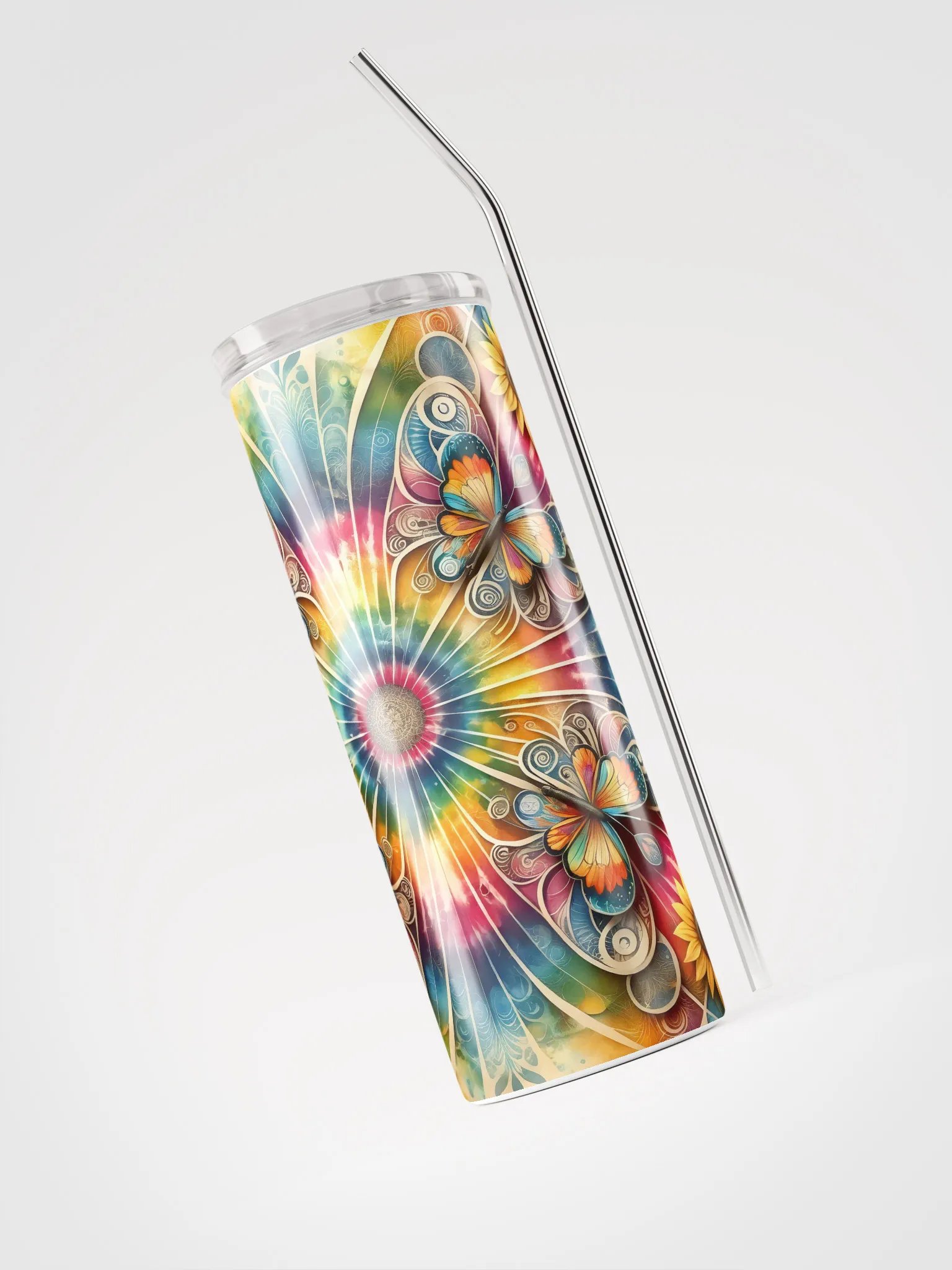 Butterfly Kaleidoscope Stainless Steel Tumbler product image (4)