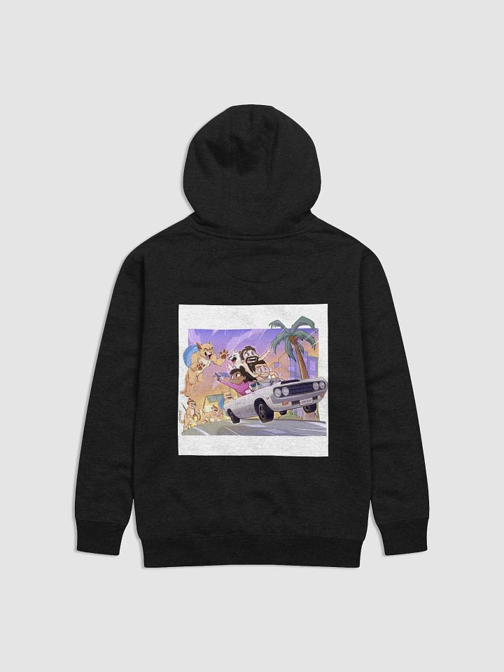 Cat-astrophic Fur-ocius Purrsuit Hoodie product image (2)