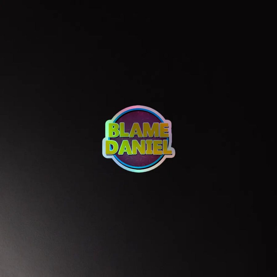 Blame Daniel Holographic Sticker product image (2)