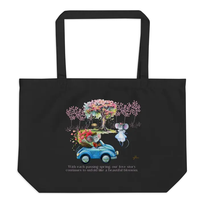 Love In Full Bloom Eco Tote Bag - Large product image (1)