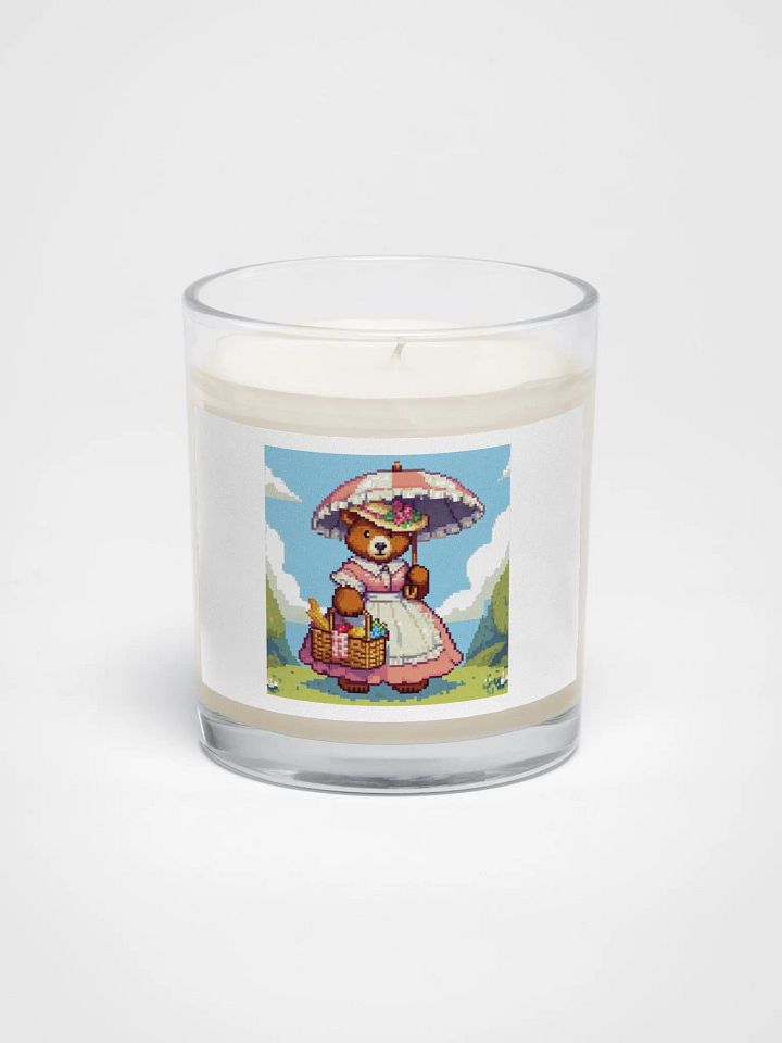 Pixel Art Momma Bear Southern Belle Candle product image (1)