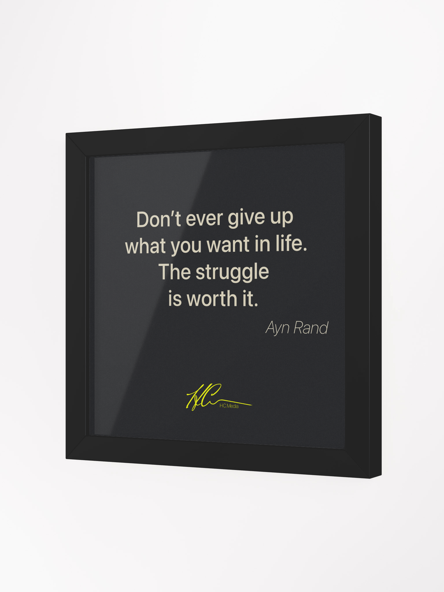 Ayn Rand Q3 - Framed Poster product image (2)