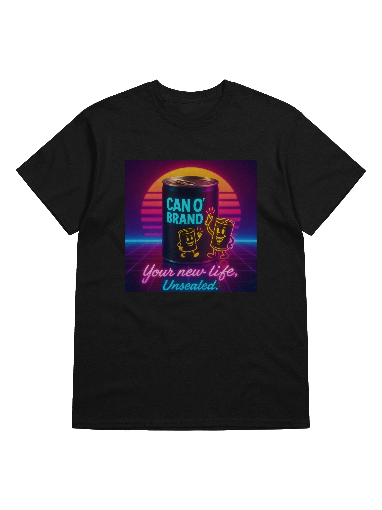CAN O’ BRAND – Neon Retro Tee product image (5)