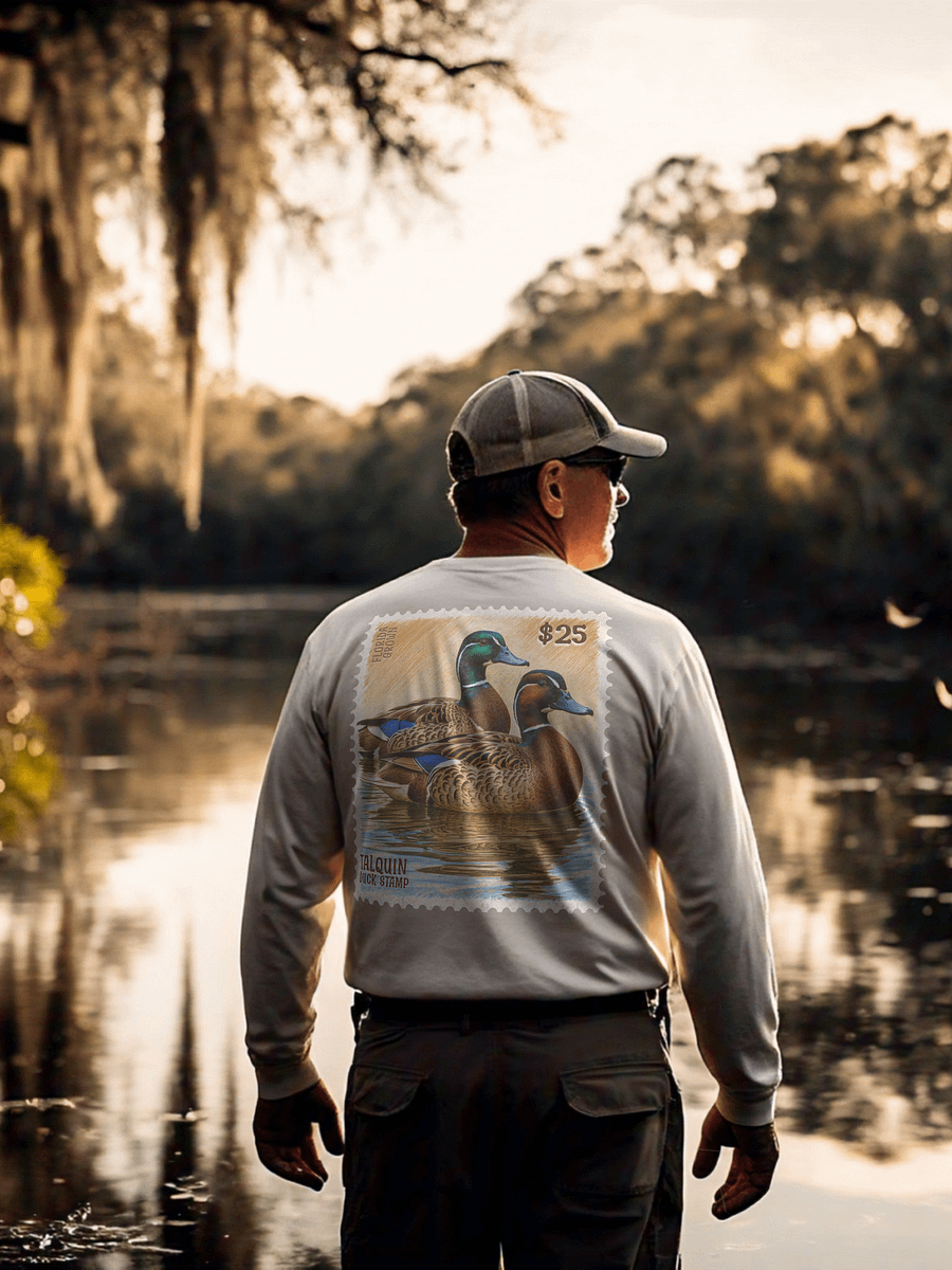 The Talquin Mallard Duck Stamp Long Sleeve Tees product image (1)
