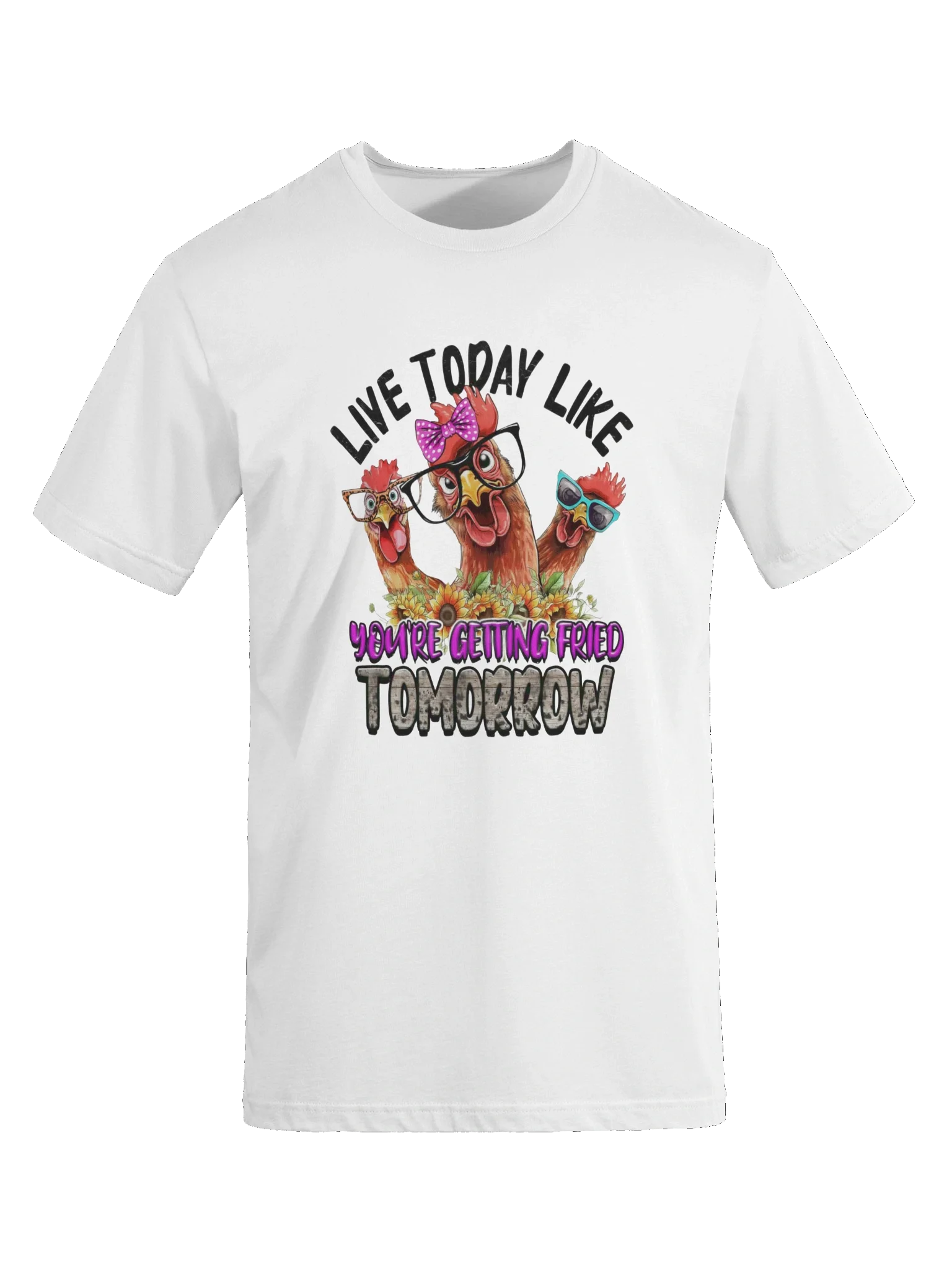 Fried Tomorrow Chickens Graphic Tee product image (8)