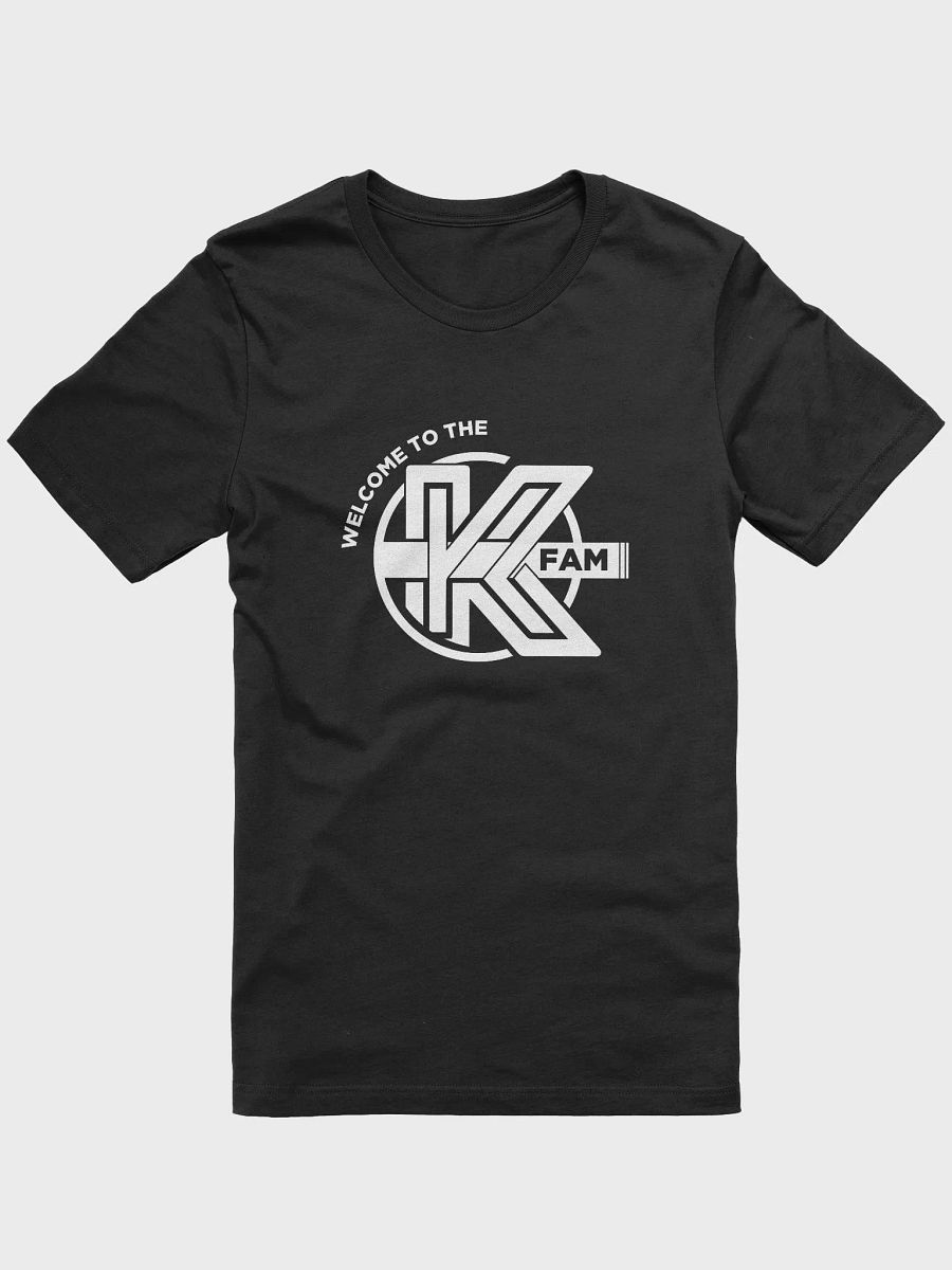 K Fam Bella+Canvas Supersoft T-Shirt - White Logo Front product image (2)