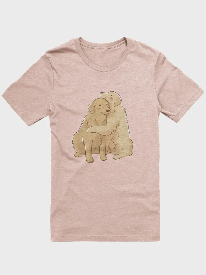 Golden Embrace - Dog Lover's T-Shirt product image (1)