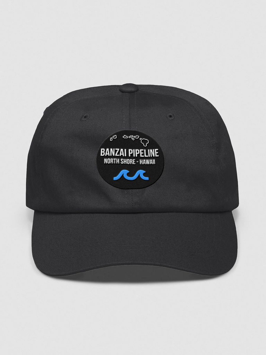 Banzai Pipeline, North Shore Hawaii - White Logo - Classic Dad Hat product image (1)