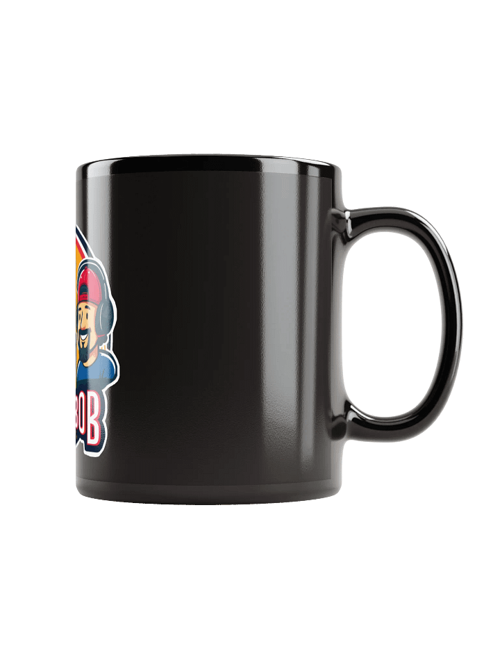 Buk N Bob Podcast Logo Black Glossy Mug product image (2)