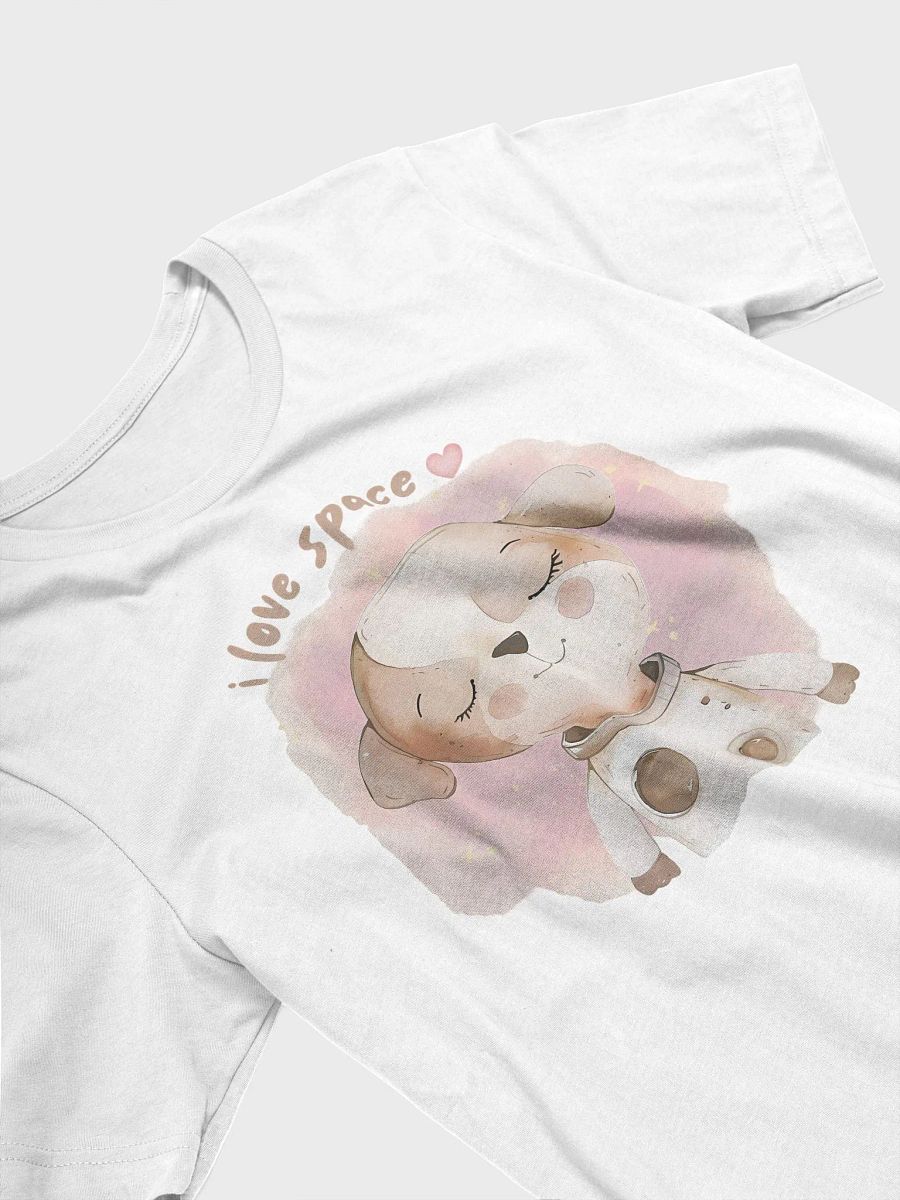 I Love Space Puppy Astronaut T-shirt product image (3)